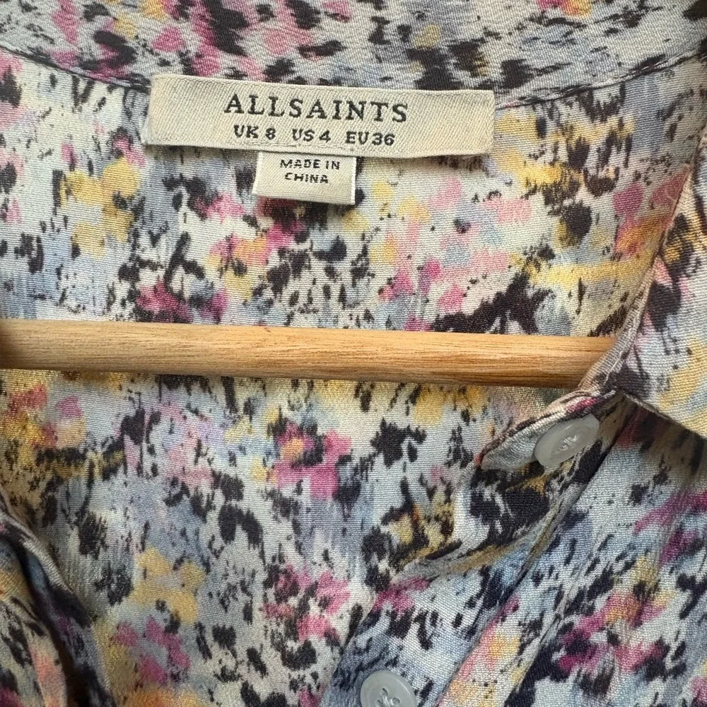 All Saints EUC like new Chiara Sketch Dress - Picture 6 of 7
